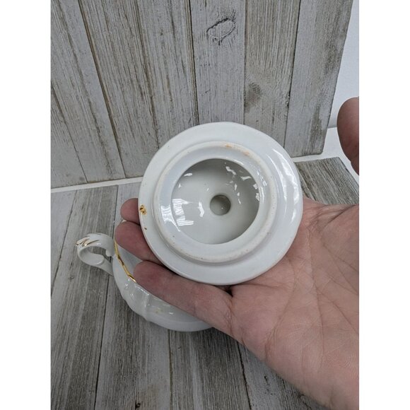 Vintage BOHEMIAN Fine China Creamer & Sugar Bowl With Lid Czechoslovakia BOH53 - Picture 10 of 15